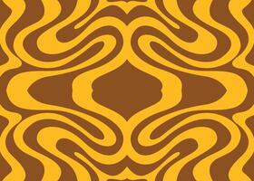 Minimalist background with cute wavy lines pattern vector
