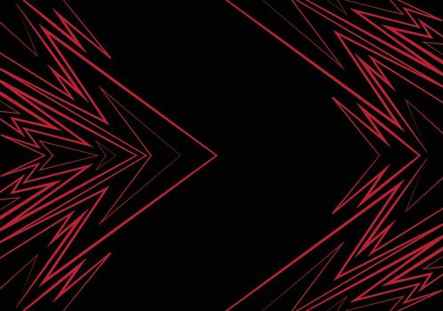 Simple background with gradient zigzag line pattern and some copy space area vector