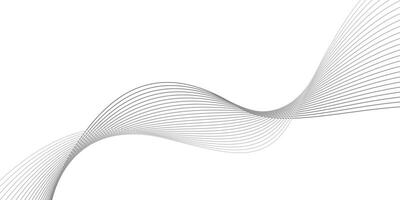 Abstract wave element for design. Digital frequency track equalizer. Stylized line art background. vector