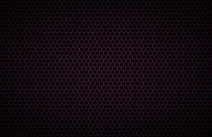 Purple geometric polygons background, abstract black metallic wallpaper, hexagonal pattern, illustration vector