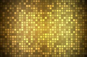 Modern golden abstract background with transparent squares, mosaic look, illustration vector