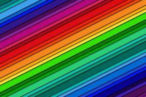 Abstract background with rainbow colors, oblique lines, color crayons. colorful illustration vector