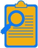 diagnosis icon. flat icon style. single icon. medical and healthcare icon vector