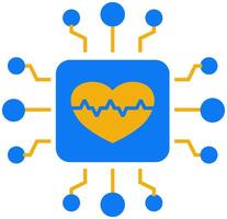 ai healthcare icon. flat icon style. single icon. medical and healthcare icon vector