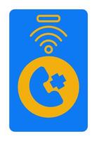 mobile healthcare icon. flat icon style. single icon. medical and healthcare icon vector