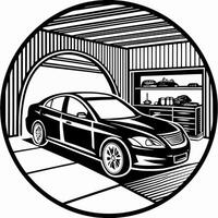 Car Design Parking vector