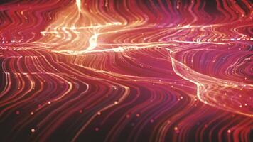 Digital Volcano With Particles Streaming video