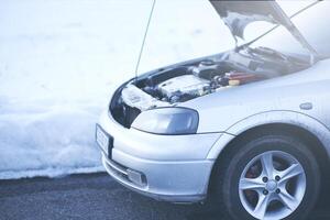 Detail of a car engine photo