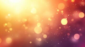 Abstract background with bokeh defocused lights and shadow from cityscape at night, vintage or retro color tone photo