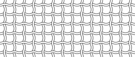 outline wave mesh seamless pattern vector