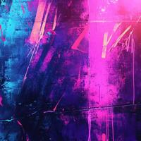 Vibrant abstract wall art with dynamic colors and textures for modern spaces photo