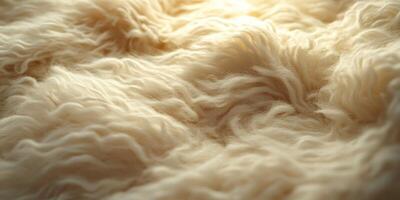 Soft wool texture highlighting its natural fibers and warm appearance photo