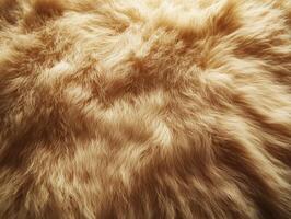 Soft wool texture showcasing warm golden tones in natural light photo