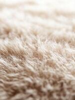 Soft wool texture captured in natural light showcasing its fibers and warmth photo