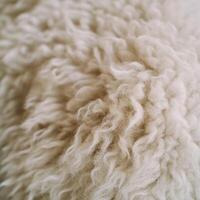 Wool texture close-up captures the natural fibers and softness of the material photo