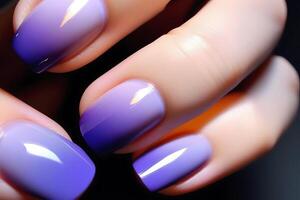 Nails Shiny Natural and Artificial Designs for Elegant and Stunning Nail Art photo