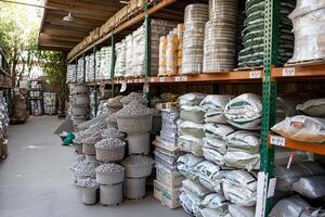 A store filled with a variety of different types of cement photo