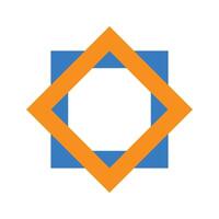 square geometric shape icon vector