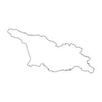 georgia map icon vector