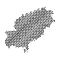 Ibiza island map icon vector