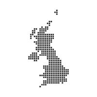 united kingdom map icon vector