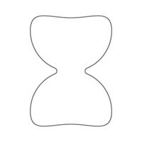 ancient hourglass icon vector