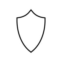 shield icon simple vector