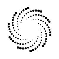 vortex circle logo design element icon vector