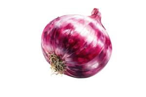 Fresh red onion with vibrant color and detailed texture displayed on a clean background png