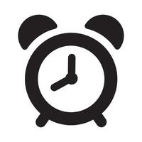 watch icon black flat design vector
