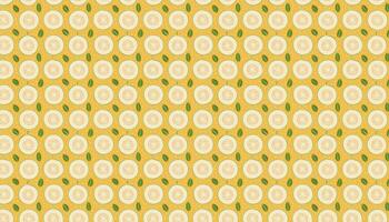 Musk melon and leaves pattern. illustration. vector