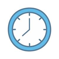 Time clock watch isolated icon illustration designicon graphic flat style shadow vector