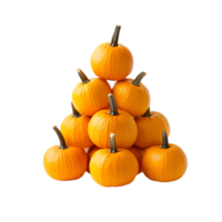 Pumpkins isolated on a transparent background png