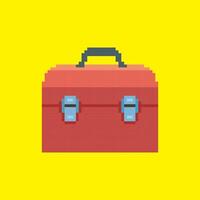 tool box pixel art vector