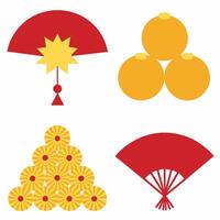 Unique Icons for Chinese New Year Themes vector