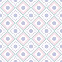 Geometric shape of bohemian, pastel style. Argyle of seamless pattern. vector