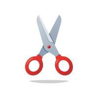 Scissor isolated on white background. vector