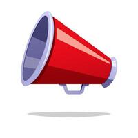 Cone megaphone isolated on white background. vector