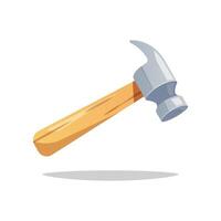 Hammer tool isolated on white background. vector
