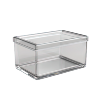 Clear Plastic Box with Secure Lid png