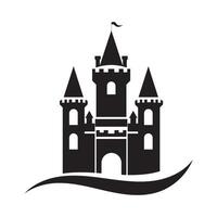 Castle icon illustration vector