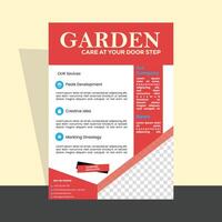 Real Estate flyer design for growing business vector