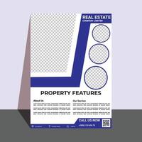 real flyer design vector