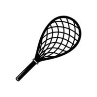 casting net silhouette, fishing net on white background vector