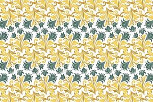 abstract seamless botanical pattern with vintage floral elements and ethnic designs for fabric and wallpaper inspiration vector
