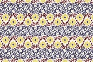 abstract floral seamless design with intricate vintage patterns and ethnic motifs for unique wallpaper and fabric styling vector