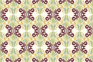 abstract seamless floral textile design featuring vintage patterns and ethnic motifs for wallpaper and fabric applications vector
