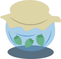 Pickles in plastic jars clipart drawing png