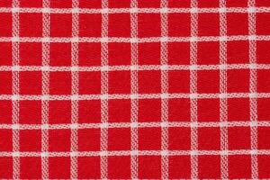 Red and white checkered fabric as a background photo