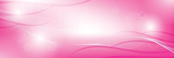 Abstract white and pink color, modern design stripes background with curve lines and bokeh light pattern. illustration. vector